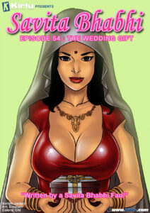 Savita Bhabhi Episode 54: The Wedding Gift | Savita Bhabhi comic cover available for free on PBaba